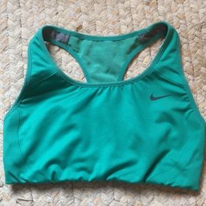 Green Nike Sports Bra